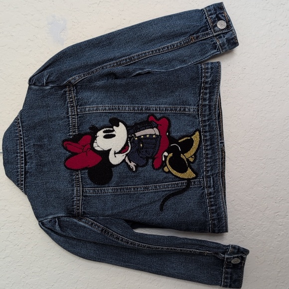 Gap Disney Kids Jean Jacket - Dark Blue - Picture 4 of 8